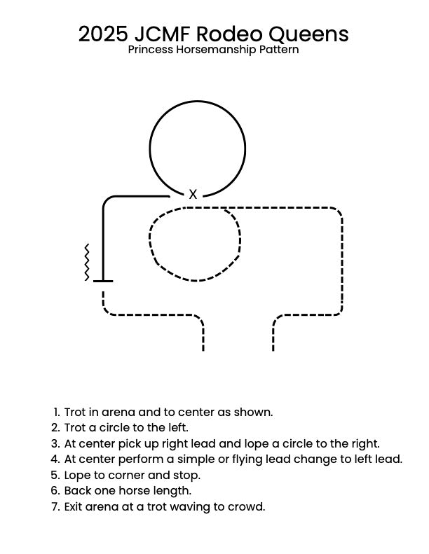 2025 Princess Horsemanship Pattern